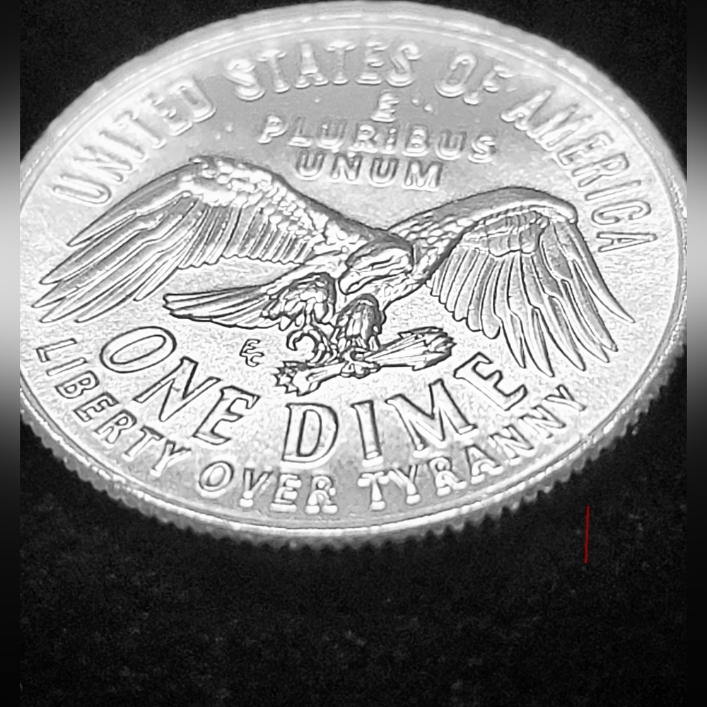 Emerging Liberty Dime. Set Of Two Commemorative Silver Coins 1776-2026 - Picture 3 of 10